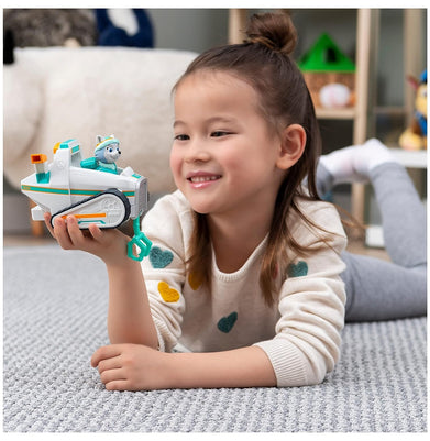 imagPaw Patrol Everest Snow Plow Vehicle with Collectible Figure