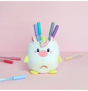 image //www.c...Pen Holder,Fluffy Unicorn,White,Plastic/Fabric-27876