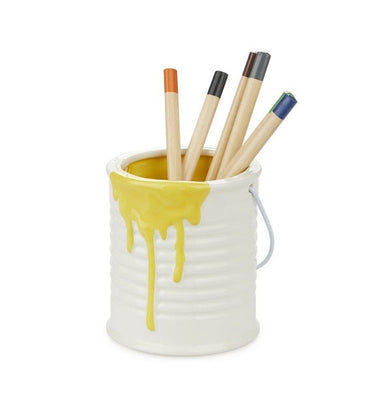 imagPen Holder,Painty,Yellow,Ceramic,11,2X10 Cm-27519