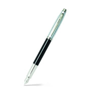 image //www.c...Pen Sheaffer Gift 100-9313-Glossy Black Barrelbrushed Chrome Capnickel Plate Trim Fp M