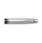 image //www.c...Pen Sheaffer Gift 100-9313-Glossy Black Barrelbrushed Chrome Capnickel Plate Trim Fp M