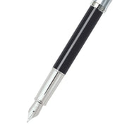 image //www.c...Pen Sheaffer Gift 100-9313-Glossy Black Barrelbrushed Chrome Capnickel Plate Trim Fp M