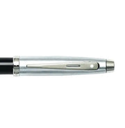 image //www.c...Pen Sheaffer Gift 100- A 9313-Glossy Black Barrelbrushed Chrome Capnickel Plate Trim Rb