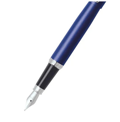 imagPen Sheaffer Vfm A 9401 - Neon Blue With Nickel Plate Trim Fp M