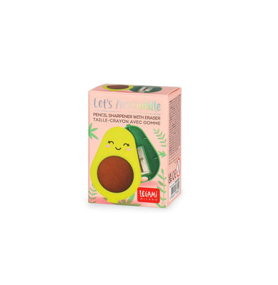 imagPencil Sharpener W/Eraser - Let'S Avocuddle - Avocado