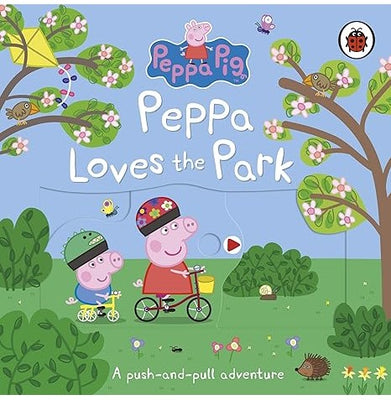 imagPeppa Pig: Peppa Loves The Park: A push:and:pull adventure Board book Peppa Pig