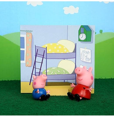 imagPeppa Pig-Peppa Pig & George Twin Figure Pack-D4093