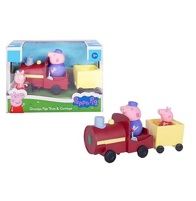 imagPeppa Pig-Peppa Pig'S Grandpa Train N Carriage-D4109