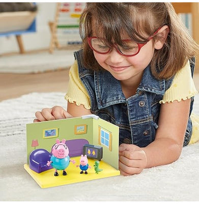 imagPeppa Pig-Peppa Pig'S Living Room Playset-D4110