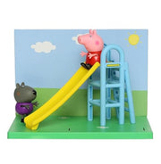 image //www.c...Peppa Pig-Peppa Pig'S Playground Slide Playset-D4102