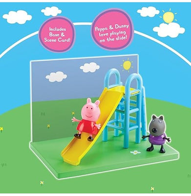 imagPeppa Pig-Peppa Pig'S Playground Slide Playset-D4102