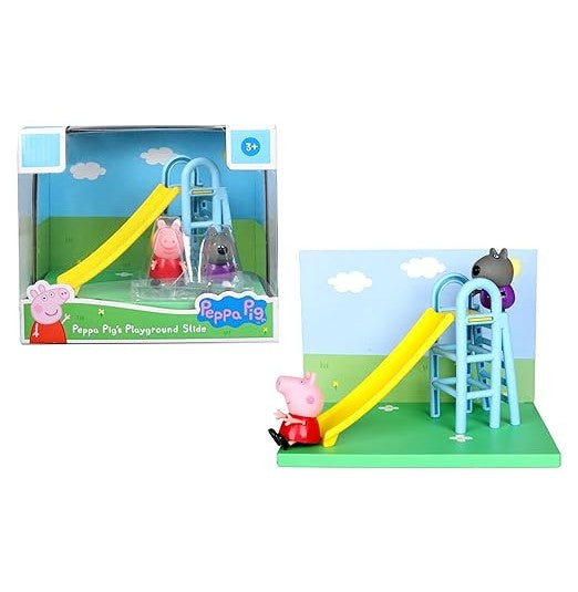 Peppa Pig Playground Slide Adventure Playset With Peppa And Danny Dog