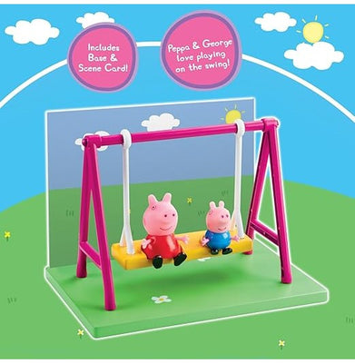 imagPeppa Pig-Peppa Pig'S Playground Swing Playset-D4103