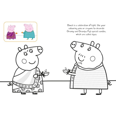 imagPeppa Pig: Peppa'S Diwali Copy Colouring Book - Paperback buy online at crossword.in