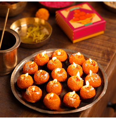 imagPhool Laddoo Candles