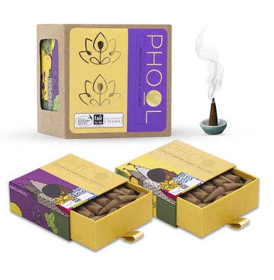 imagPhool Meditation Combo Pack - Natural Incense Cones Nagchampa & Patchouli
