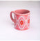 imag4Pink and Orange Pattern Tea cups - Set of 4
