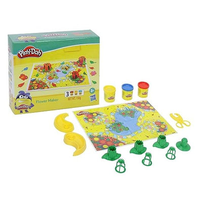 imagPLAY-DOH Flower Maker Toy for Kids 3 Years and Up with 3 Non-Toxic Colors