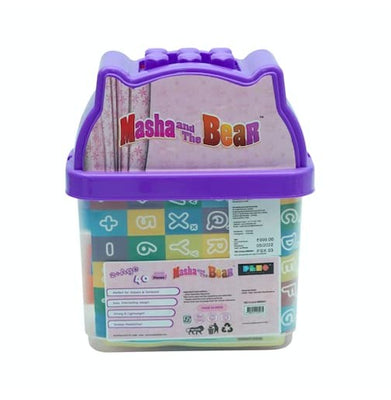 imagPlex Building Blocks Bucket Pack | Masha & The Bear Indigo