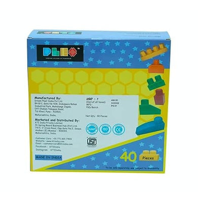 imagPlex Building Blocks Starter Pack For Young Champs 40 Pieces