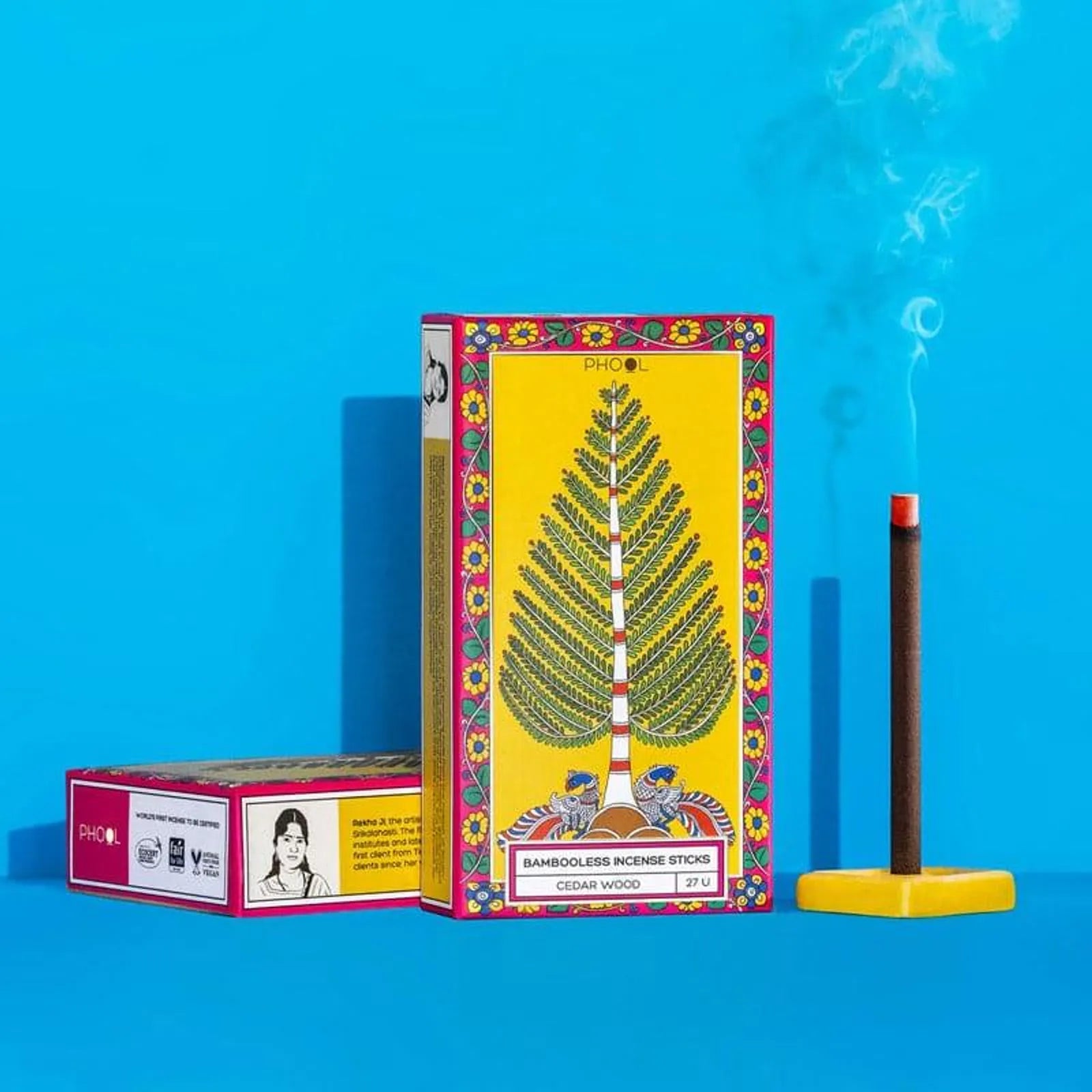Phool Bambooless Cedar Wood Incense Sticks Embrace Serenity Naturally