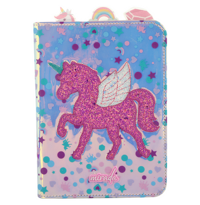 imagPurple Holographic Notebook Unicorn LK033