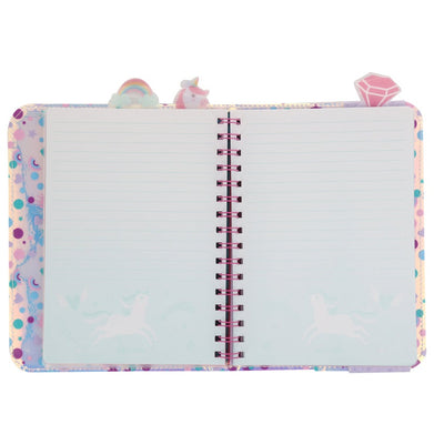 imagPurple Holographic Notebook Unicorn LK033