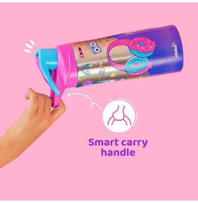 imagRabitat Nutri Lock Stainless Steel Sipper Bottle with Lid - Shuguy