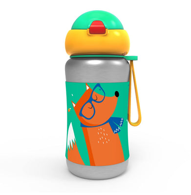 imagRabitat Sport Sipper Stainless Steel Bottle - Young wild and Free