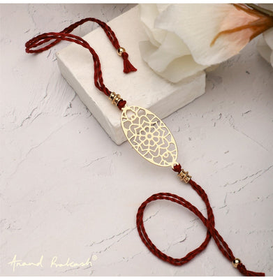 imagRakhi Ellipse - Assorted Colours - Brown