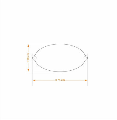 imagRakhi Ellipse - Assorted Colours - Brown