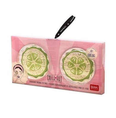 imagReusable Cooling Eye Pads - Chill Out- Cucumber