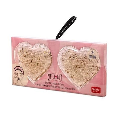 imagReusable Cooling Eye Pads - Chill Out- Heart