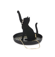 image //www.c...Ring Holder,Feline,Black,Metal-27910