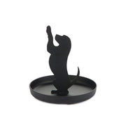 image //www.c...Ring Holder,Feline,Black,Metal-27911