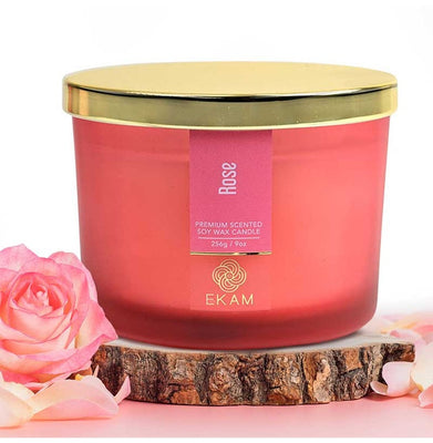imagRose-3 Wick Soya Wax Candle