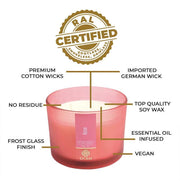 image //www.c...Rose-3 Wick Soya Wax Candle