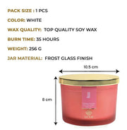 image //www.c...Rose-3 Wick Soya Wax Candle