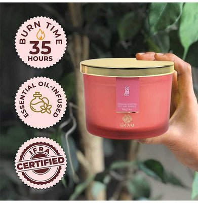 imagRose-3 Wick Soya Wax Candle