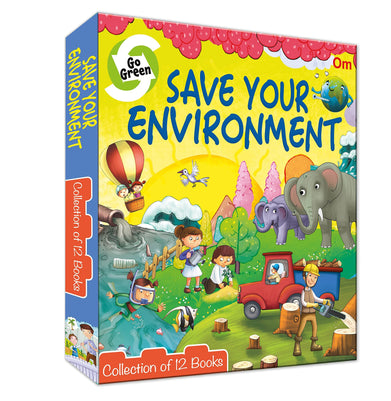 imagSave Your Environment : Collection of 12 Books : Early Reading and Learning Books for Kids Climate Change Pollution Waste Management Global Warming etc Paperback Dandona Sarika and Vohra Indrani