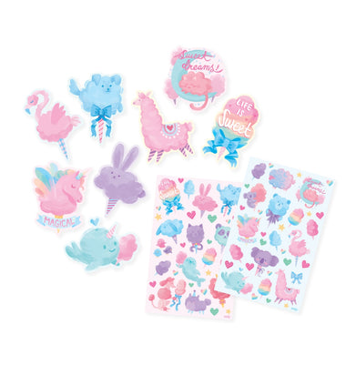 imagScented Scratch Stickers: Fluffy Cotton Candy
