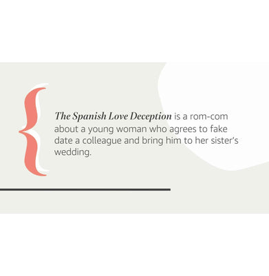 imagSpanish Love And Deception Paperback Elena Armas