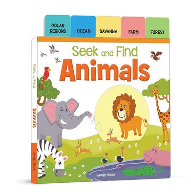 imagSeek And Find : Animals : Early Learning Board Books With Tabs Board book Wonder House Books