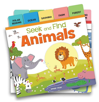 imagSeek And Find : Animals : Early Learning Board Books With Tabs Board book Wonder House Books