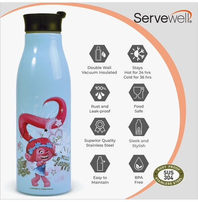 imagSERVEWELL Champion Printed Vacuum Bottle - 500 ml