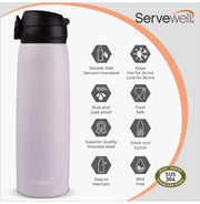 image //www.c...SERVEWELL Pride Solid Vacuum Bottle- 525 ml