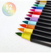 image //www.c...Set Of 12 Brush Markers - Brush Markers - Pastel Colours