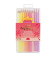 image //www.c...Set Of 12 Colouring Pencils - Live Colourfully - Sunset Palette buy online at crossword.in