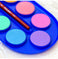imag2Set Of 12 Watercolour Tablets Ø 30 Mm With Brush