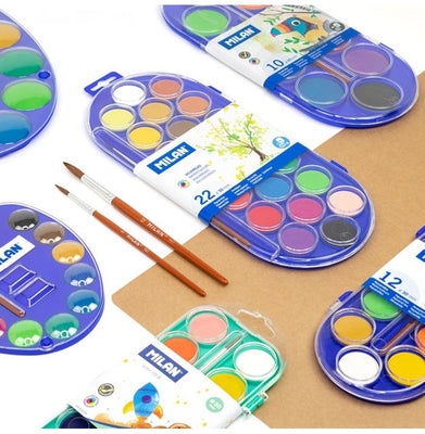 imagSET OF 22 WATERCOLOUR TABLETS Ø 30mm